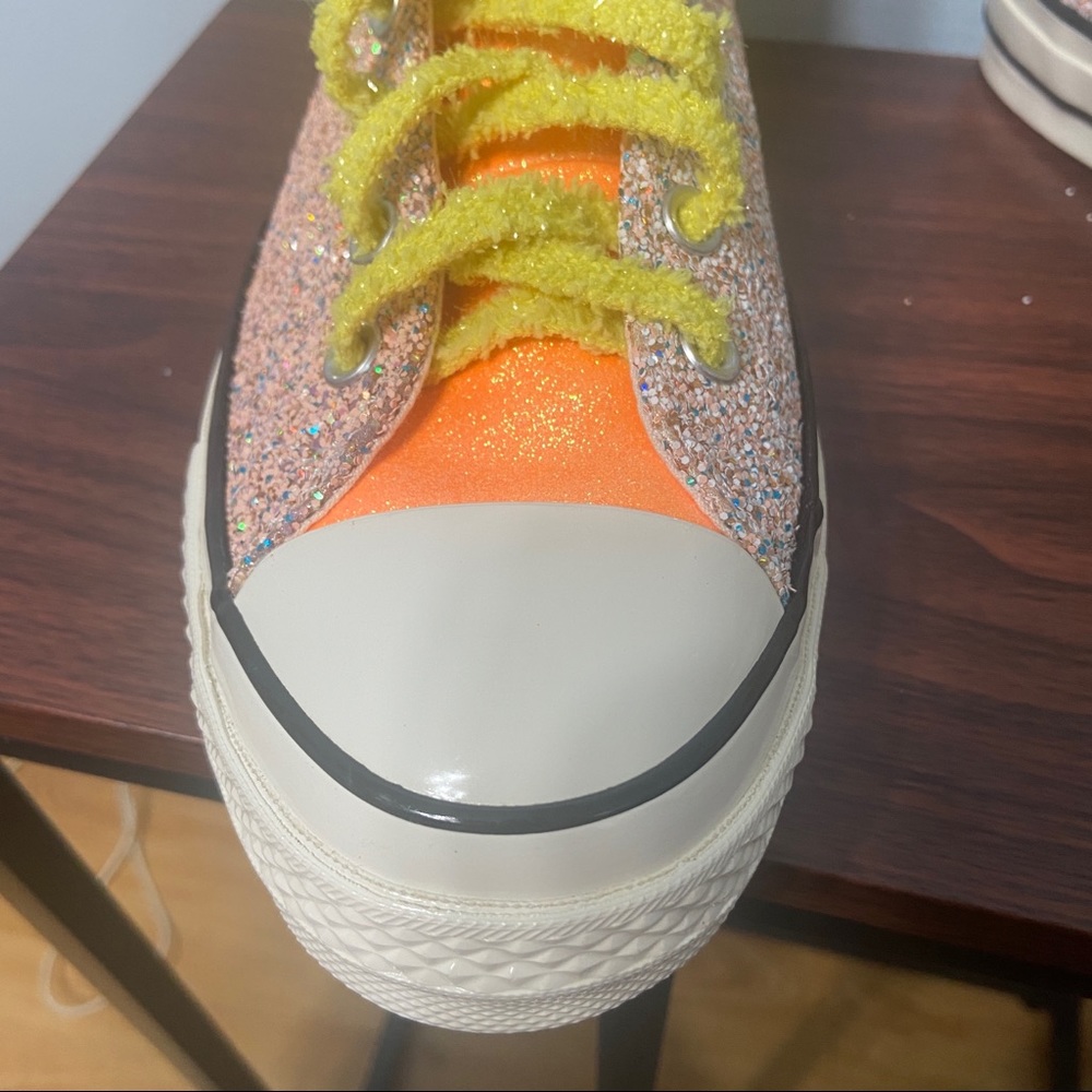 #34 Converse J W Anderson Chuck Taylor glitter High Top Sneaker Mens 11 - Picture 14 of 16